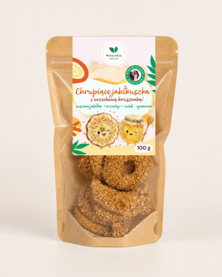 Chrupiące jabłuszka z orzechową kruszonką 100 g