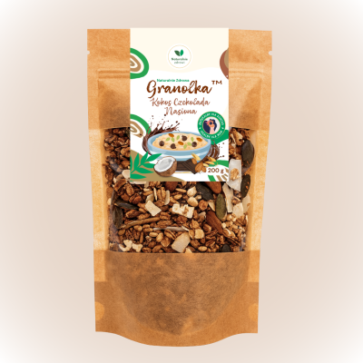 Granolka Kokos Czekolada i Nasiona 200 g