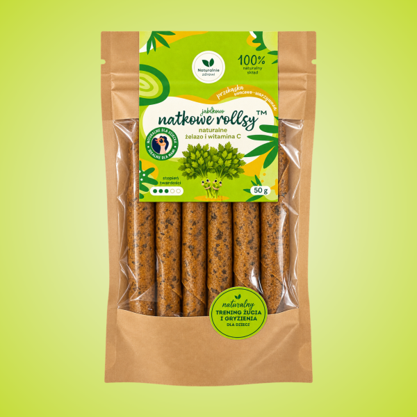 Natkowe rollsy™ 50 g przekąska owocowo warzywna