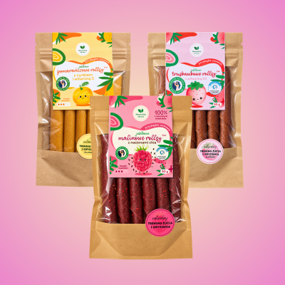 Owocowy Zestaw Witaminowe rollsy™  3 smaki 150 g 