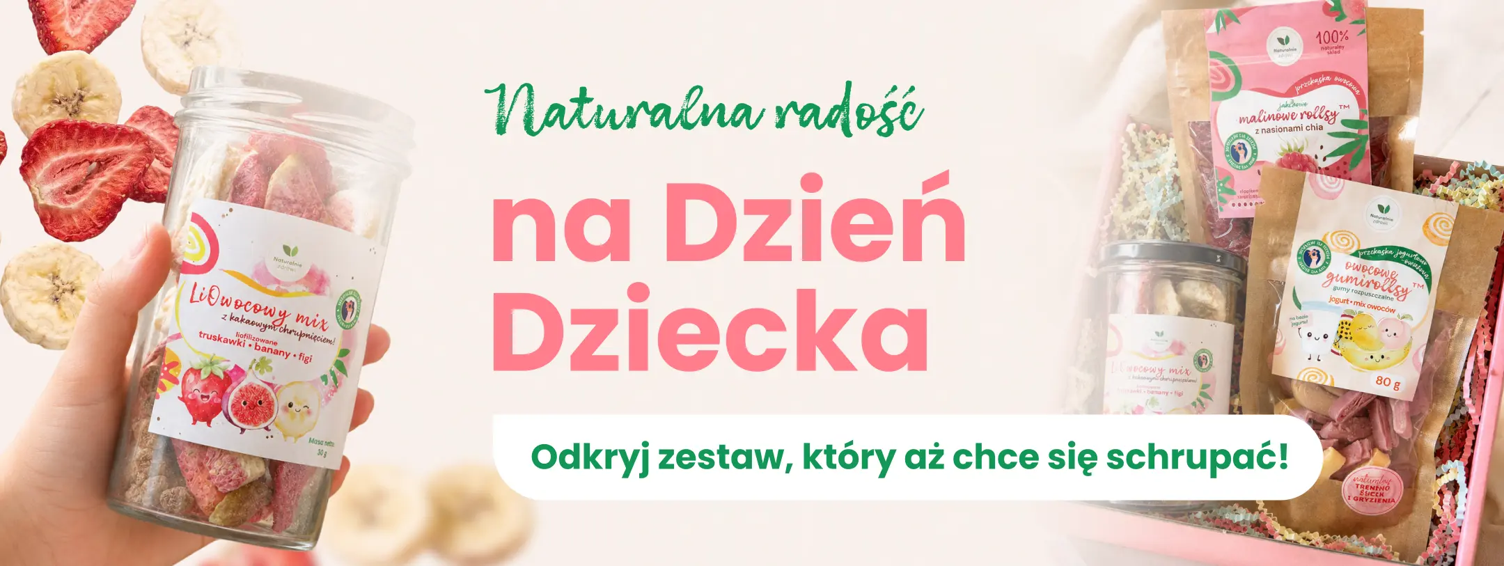 Baner Naturalnie zdrowi dzien dziecka